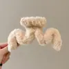 Pinza de Garra de Peluche de Dibujos Animados Dulce para Mujer Pinza para el Cabello de la Parte Posterior de la Cabeza Estilo Coreano Exquisita Pinza de Tiburón Pinza para Moño Pinza de Pelo