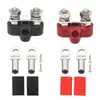 Kit de Bloco de Terminais de Carga Pesada com Terminal de Fio e Tubo Termoencolhível para Fiação Modificada de Motorhome Iate M8 Posto Único Posto Duplo