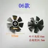 Secador de Pelo Refrigerador Motor Motor Ventilador Impulsor Peluquería Secador de Pelo Ventilador de Juguete Motor Ventilador de Plástico Hoja de Ventilador de Refrigeración