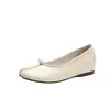 Zapatos Planos de Cuero Suave para Mujer, Estilo Coreano, Sin Cordones, Punta Dividida, Hada, Simples y Elegantes, Novedad Primavera 2026
