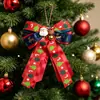 Cinta de Cuadros de Copos de Nieve Navideños Cinta para Lazos de Regalo DIY Decoraciones para Árbol de Navidad Decoraciones