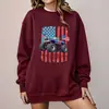 Sudadera de Cuello Redondo de Comercio Exterior Transfronterizo con Estampado de Monster Truck Americano, Venta al por Mayor para Comercio Electrónico Amazon y Wish