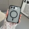 Nova capa magnética para iPhone Duo Apple Duo, com toque de pele, resistente a impressões digitais, acabamento fosco e capa protetora à prova de quedas