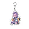 2026 Grupo de Meninas Demon Slayer Mercadoria Chaveiro Acrílico Dupla Face Pingente de Mochila Personagem de Anime