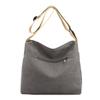 2025 Nuevo Bolso de Hombro Bolso de Mujer Moderno Más Fácil de Combinar Moda Casual Versión Coreana Gran Capacidad Portátil Lona Empalmada