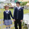 Uniformes Nuevos Estilo Otoño 2026 para Escuela Secundaria, Uniformes de Clase, Uniformes JK, Estilo Coreano Estilo Universidad Británica Traje de Cárdigan Nuevo Estilo