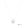 Collar de Cadena para Clavícula Hu Manli Mismo Estilo Lágrimas de Sirena Diamante Brillante Hilo de Pescado, Acero de Titanio, No se Desvanece, Joyería al por Mayor