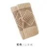 Luvas de Caxemira 100% Caxemira Pura Novo Estilo Color-Blocking Jacquard Masculinas e Femininas Luvas de Tricô Quentes para Outono e Inverno