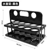 Estante de Almacenamiento Plegable para Botellas de Agua Deportivas de Diez Rejillas Estante Plegable para Bebidas de Gimnasio Estante Plegable para Vasos de Agua de Equipo de Ciclismo Portátil