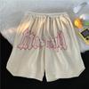 Shorts de espuma americanos Masculino pesado masculino e feminino solto nacional moda retrô marca de moda Hip Hop Street casual shorts esportivos