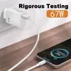 Adecuado para Cargador de Carga Rápida para Teléfono Móvil Xiaomi 67W USB Protocolo Completo Europeo, Americano y Británico Cabezal de Carga Estándar Protocolo de Carga Rápida