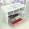 Sanrio caixa de armazenamento Sanrio desktop caixa de armazenamento multifuncional à prova de poeira com gaveta de armazenamento cosméticos caixa de papelaria