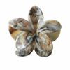 Pinza de Flor de Huevo Manchada de Mármol de 8 cm Pinza para Cola de Caballo de Flor Pinza de Tiburón Dulce para el Cabello Adorno para la Cabeza de Moda
