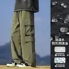 Calça Cargo Masculina Verão 2025 Fina para Esportes ao Ar Livre Montanhismo Calça Casual Reta Calça Paraquedista
