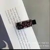 Corea del Sur exquisito retro brillante pedrería irregular adhesivo completo diamante curvo pinza de pico de pato flequillo clip lateral nuevo