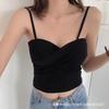 Chaleco de Tirante Cruzado de Algodón con Almohadilla en el Pecho para Usar por Fuera y por Dentro, Ajuste de Pecho y Hermosa Espalda Ropa Interior Top de Puro Deseo para Niña