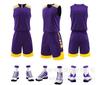 Novo uniforme de basquete para treinamento para adultos e crianças, compra em grupo no atacado, para impressão, impresso e numerado