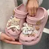 Adecuado para Zapatos Crocs, Pan de Flores, Hebillas para Zapatos Crocs, Hebillas Decorativas, Accesorios Divertidos y Lindos de Nicho, Extraíbles