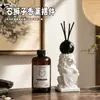 Ornamento de incenso de leão de pedra para alívio para uso doméstico, adequado para mesas de trabalho, salas de estar e quartos, para eliminar odores e criar uma atmosfera agradável; um ótimo presente para decoração de casa