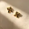 Pingente de Gravata Borboleta Dourada e Prateada Eletrodepositado UV Acrílico Versátil Acessório de Decoração de Laço para Bolsas e Chaveiros