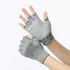 Guantes de aire para yoga de cinco dedos con dedos abiertos para mujer, punto de procesamiento, primera generación de guantes antideslizantes, suministros auxiliares para yoga