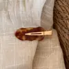 Pinza para el Cabello de Acetato Coreana Sin Marcas para Flequillo Lateral, Pinza Recta Dulce y Linda, Pasador Versátil para Cabello Suelto, Pinza de Pato