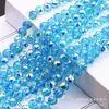 Cuentas de Cristal Austriaco de Alta Calidad de 8 mm, Bolas Florales, Cuentas Explosivas, Accesorios para Joyería DIY, Cuentas Sueltas