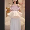 Vestido de Princesa para Niña Verano Nuevo Estilo Dulce Vestido con Lazo Vestido de Verano para Bebé Vestido para Fiesta de Cumpleaños Dopamina