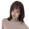 Camiseta Básica de Gola Alta com Forro de Fleece para Mulheres 2026 Versátil Estilo Coreano Tendência Outono e Inverno Manga Longa Camiseta Top de Corte Justo para Mulheres
