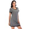 Comercio exterior AliExpress, ropa de hogar holgada de algodón de manga corta con cuello redondo, venta al por mayor XX0008