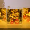 Árvore da Fortuna Cubo Mágico Luminária de Noite Kit de Artesanato DIY Presente de Aniversário para Meninas Presente de Feriado