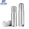 Acero Inoxidable 304 Ranura Plana Rosca Externa Cilíndrico Pasador de Posicionamiento Pasador Eje Gb878 M2M2.5M3M4M5M6M8M10