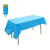 Toalha de mesa impressa em plástico descartável por atacado Toalha de mesa monocromática de filme de alumínio impresso em PE de cor sólida para desktop