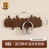 Perchero de pared elegante y bien diseñado para entrada, de madera maciza, con ganchos para dormitorio, sala de estar, perchero y colgador de sombreros de pared con forma de tecla de piano, colgador de bolsas
