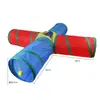 Túnel Labirinto para Gatos Extra Grande Túnel para Gatos de Estimação Brinquedo para Gatos Canal Arco-Íris para Gatos Barril Interativo de Perfuração Lezhu