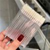 Pincel Labial Descartável de Haste de Cristal Lip Gloss Lip Brush Portátil Flocado Batom Mini Lip Brush Ferramentas de Beleza Transfronteiriço
