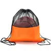 Bolsillo con cordón Bolsillo con cordón Bolsa para evento de maratón Bolsa de entrenamiento de baloncesto Bolsa para balón Bolsa deportiva de fitness Mochila con bolsillo de malla de empalme