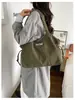Bolso Tote de Pana Grande Capacidad para Mujer Bolso de Hombro Único Estilo Nuevo 2026 para Mujer Bolso de Axila Estilo Bosque ins Bolso de Mano