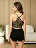 Pijama de Verano para Mujer, Popular Conjunto de Pijama de Dos Piezas Estilo Ruso con Shorts