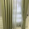 Novo Luxo Acessível Moderno Simples Bordado Renda Chenille Emenda Cortinas Blackout Quarto Sala de Estar Varanda Janela de Baía Gaze