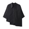 Camisa estilo oscuro Yamamoto yaosi diseño nicho prohibición manga tres cuartos camisa retro Corea del Sur estilo ligero maduro femenino verano