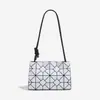 Bolsa Quadrada Pequena, Nova Bolsa Transversal Tendência de Verão, Bolsa de Ombro Único Feminina, Bolsa com Cordão Geométrico Rombus Elegante Simples