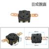 Enchufe para generador de gasolina de 2KW5KW, enchufe anti-flojo y anti-caída, estilo americano, estilo japonés, trifásico, cuatro hilos, cinco clavijas