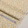Serie de color amarillo tela de sarga estampada tela para manualidades hecha a mano tela para ropa tela para ropa de cama infantil para el hogar