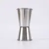 Los fabricantes suministran taza medidora de acero inoxidable transfronteriza, medidor de vino de doble cabeza para mezclar vino
