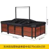 Estanterías de Verduras Estilo Donglai, Estantes Multicapa de Acero Inoxidable para Frutas y Verduras para Supermercado Yonghui, Tiendas de Frutas y Verduras, Estanterías de Productos Frescos para Tiendas de Conveniencia