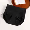 Calcinhas Femininas Seamless de Seda Cintura Média-Alta com Controle de Barriga para Meninas, com Entrepierna Estendido, Confortáveis, Respiráveis e Levanta-Bumbum