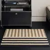 Felpudo moderno minimalista de alta gama para entrada, alfombra antideslizante resistente al desgaste para recibidor de casa, alfombrilla para dormitorio y estudio