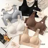 Nueva colección de otoño e invierno: Ropa interior térmica de color base, suave como gelatina, para mujer, con un diseño sin costuras, sin varillas y sin espalda