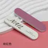 Manicura Corta Dos en Uno Lima de Uñas Esponja Pulidora Moldeador Espuma de Manicurista Tira de Herramienta de Pulido para Manicura